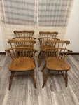 S. Bent Bros Solid Hard Rock Maple Colonial Windsor Spindle Arm Chair Set Of 4 Used. Price: $1000.00.
