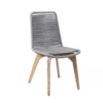 Armen Living Island Wood Outdoor Patio Dining Chair Gray/natural (set Of 2) New. Price: $463.99.