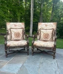 Marge Carson Rinaldi Lounge Chairs (pair) Item# RL41 Used. Price: $2499.99.