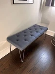 Safavieh Marcella Entryway Bench - Navy Used. Price: $80.00.