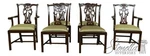L51727: Set Of 6 Maitland Smith Mahogany Chippendale Dining Chairs New. Price: $3895.00.
