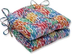 Outdoor/indoor Make It Rain Zinnia Large Chair Pads, 17.5" X 16.5", Blue, 2 Pack New. Price: $93.99.