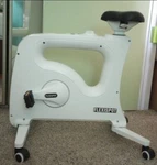Flexispot V9U Under Desk Exercise Bike Chair White Compact Local Pick Up Only Used. Price: $225.00.