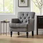 Malone Charcoal Grey Club Chair By Christopher Knight Home New. Price: $322.42.