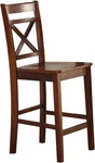 Acme Tartys Wooden Counter Height Chair In Cherry New. Price: $295.10.