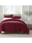 Serta Simply Clean Solid Duvet Cover Twin French Linen Set 3PCS With New. Price: $39.89.