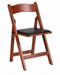 Flash Furniture Hercules Series Fruitwood Folding Chair With Vinyl Padded New. Price: $99.99.