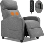 Fabric Modern Massage Recliner Chair With Lumbar Support Home Theater Seating New. Price: $149.67.