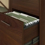 Bush Furniture Key West 60W Shaped Desk With 2 Drawer Mobile File Cabinet New. Price: $469.99.