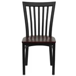 Flash Furniture Hercules Black Back Metal Dining Chair Mahogany New. Price: $133.97.