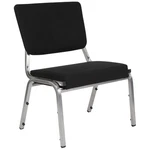 Flash Furniture Hercules Bariatric Reception Chair In Black And Silver New. Price: $217.99.