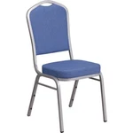 Flash Furniture Hercules Crown Chair, Blue Fabric/silver Frame FD-C01-S-7-GG New. Price: $69.99.