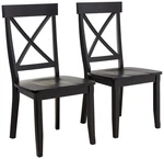 Homestyles Blair Black Dining Chairs, Set Of 2 New. Price: $180.05.