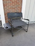 Cabela's Big Outdoorsman Director's Chair Fold Up Side Table - 500LB Capacity Used. Price: $39.60.