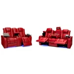 Seatcraft Anthem Home Theater Seating Sofa + Loveseat Set Chair Couch New. Price: $4518.00.
