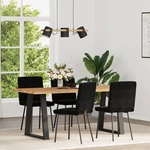Dining Chairs Velvet Kitchen Living Room Seat Vidaxl New. Price: $104.99.