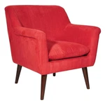 Osp Home Furnishings Dane Fabric Upholstered Accent Chair Red/dark Coffee New. Price: $339.99.