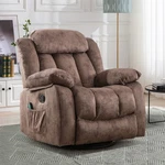 Ebello Manual Massage Rocker Recliner With Heat & Vibration 360 Degree Swivel New. Price: $255.99.