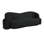 Meridian Furniture Principessa Black Boucle Fabric Sofa New. Price: $1542.30.