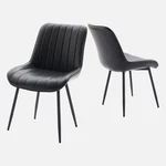 Garveehome Dining Chairs Set Of 2 Black Faux Leather For Kitchen Room,... New. Price: $154.99.