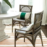 Ballard Designs Cassia Dining Chairs Set Of 2 Wood Frame Classic Seating New. Price: $322.99.