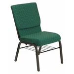 Flash Furniture Fabric Church Chair W/book Rack,green XU-CH-60096-GN-BAS-GG New. Price: $129.99.