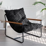 Maxyoyo Modern Accent Chair ANT-C01-BK Black Corded Fabric New. Price: $179.99.