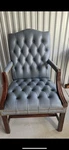 Hancock And Moore Jefferson Tufted Arm Chair . Chesterfield - Style Used. Price: $1500.00.