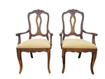 Ethan Allen French Country Dining Room Armchairs Pair Finish 216 B Used. Price: $629.10.
