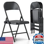 Make Changes Folding Chairs 4 Pack Heavy Duty Metal Capacity 360 Lbs New. Price: $149.98.