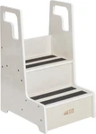 ECR4KIDS Reach-up Step Stool With Handles Furniture White Wash High Bed New. Price: $89.99.