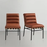 Meridian Furniture Burke Cognac Dining Chair (set Of 2) New. Price: $474.72.