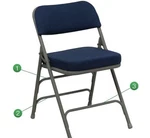 Flash Furniture Folding Office Chairs - Hercules Series Premium Curved New. Price: $50.00.