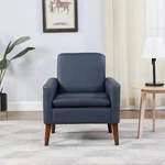 Accent Pu Leather Single Sofa Modern Armchair Bedroom Leisure Us New. Price: $145.99.