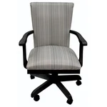 Swivel Wood Dining Caster Chair 400 On Wheels Natural Fun Black New. Price: $230.99.