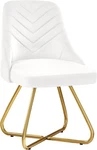 Stylish Velvet Accent Chair With Gold Legs For Living & Bedroom New. Price: $147.99.
