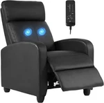 Fdw Black Leather Recliner Sofa Massage Chair Home Theater New. Price: $243.99.