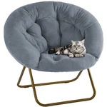 Dumos Xl Faux Fur Saucer Chair Foldable Grey Gaming Dorm Bedroom New. Price: $104.99.