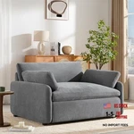 Gdfstudio 50" Oversized Accent Chair, Modern Chenille Upholstered Armchair Grey New. Price: $400.80.