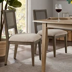 Ink + Ivy Kelly Brown Fabric Armless Dining Chairs Set Of 2 New. Price: $511.91.