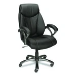 Staples ST62216 Ramsey Leather Manager Chair Black 275 Lb Capacity New. Price: $115.43.