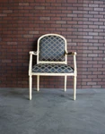 Chair French Accent Nicole Carved Frame By Ethan Allen Used. Price: $1195.00.