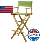Casual Home 230-00/021-72 Natural Frame-lime Green Canvas Director Chair Bar New. Price: $112.22.