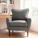 Mid-century Comfy Accent Chair Set For Living & Bedroom (gray) New. Price: $318.99.