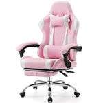 Sweetcrispy Video Game Desk Chair, Ergonomic High Back Leather Computer Ga... New. Price: $202.66.