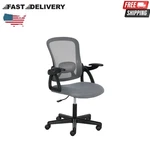 Mainstays Ergonomic Mesh Office Chair Flip Up Arms Grey Fabric 275LB Capacity New. Price: $64.00.