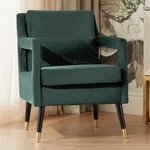 Tilman Hunter Green Modern Accent Chair New. Price: $699.99.