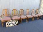 67749 Set Of Ethan Allen Country Colors Dining Chairs With Oval Back Design Used. Price: $775.00.