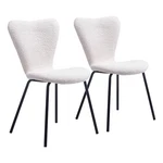 Zuo Modern Thibideaux Dining Chair Set Of 2, Ivory - 109658 New. Price: $214.99.