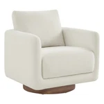 Chita Rounded Square Swivel Accent Chair 360 Wood Base,performance&oeko Fabric New. Price: $339.99.